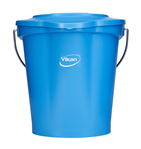 Vikan kanta od 12 litara s poklopcem plava